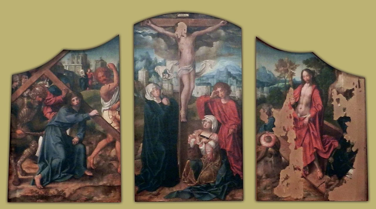Cammino verso il Calvario, Crocifissione e Resurrezione - Museo de Santa Cruz, Toledo